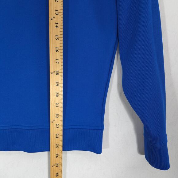 FootJoy Sweater Mens S Blue Boeing Classic Ribbed 1/4 Zip Long Sleeve Pullover - Picture 12 of 15